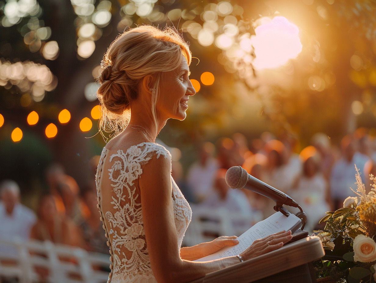 modèles de discours de mariage pour maman : exemples touchants et conseils - mariage  maman