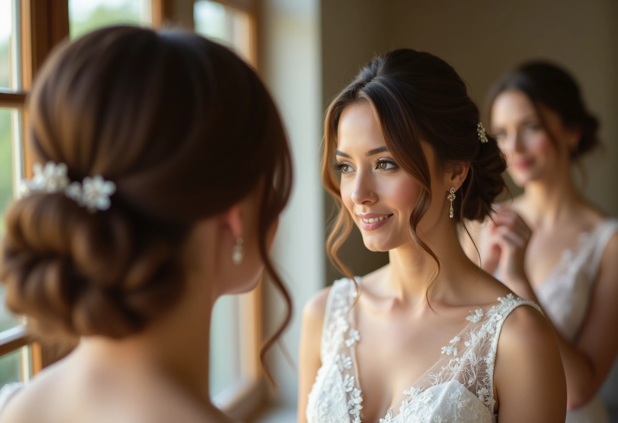 chignon mariage